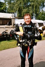 Bild von mir beim Handschuhausziehen