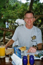 Foto Wilma ganz zutraulich... weil es so lecker nach Fr&uuml;hst&uuml;ck duftet