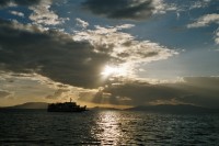 Foto Grandiose Abendd&auml;mmerung auf der &Uuml;berfahrt nach Mindoro