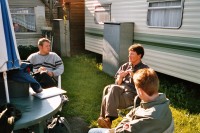Foto Holger Scherr bei der Tauchgangsbesprechung